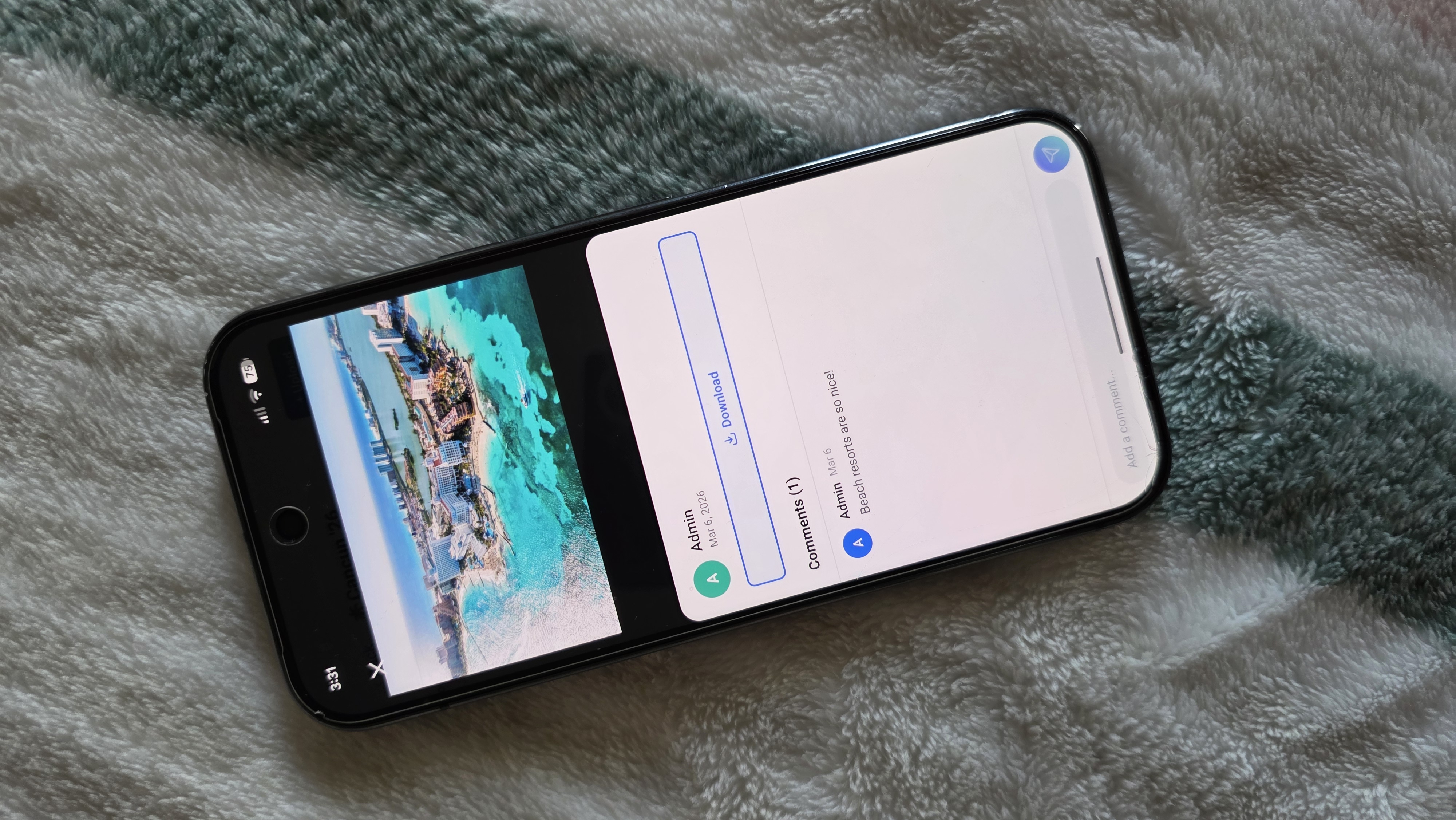 Share and Comment with Friends